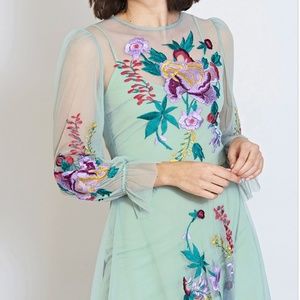 ASOS Frock & Frill Floral Embroidered Dress - NWT